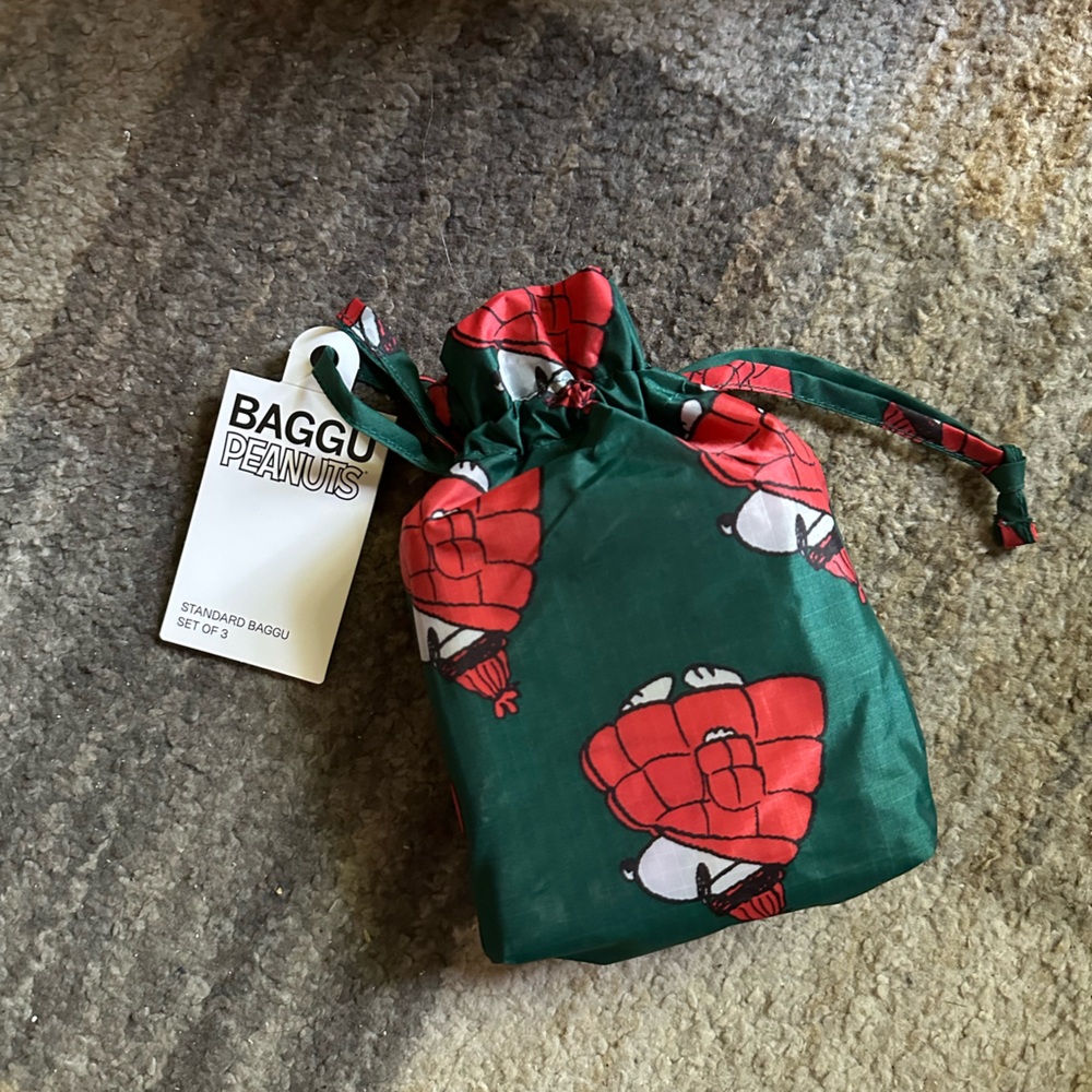 Puffer Snoopy Standard Baggu Set of 3